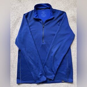 Mens Patagonia Capilene 3 Quarter Zip Midweight Baselayer With Polartec Large